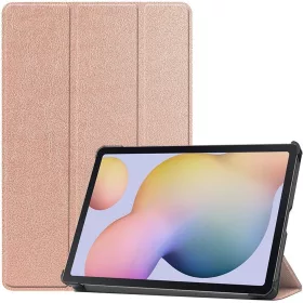   Samsung Galaxy Tab S9 FE Plus (12.4) SM-X610 / X616B, mappa tok, Trifold, vörösarany
