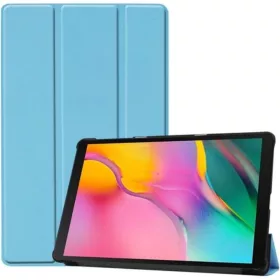   Samsung Galaxy Tab S9 FE Plus (12.4) SM-X610 / X616B, mappa tok, Trifold, világoskék
