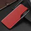 Xiaomi 14T, Oldalra nyíló tok, stand, hívás mutatóval, Wooze FashionBook, piros