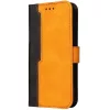 Xiaomi 14T, Oldalra nyíló tok, stand, kártyatartóval, kézpánttal, Wooze Colour Wallet, narancssárga
