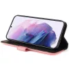 Xiaomi 14T, Oldalra nyíló tok, stand, kártyatartóval, kézpánttal, Wooze Colour Wallet, rózsaszín