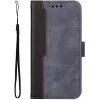 Xiaomi 14T, Oldalra nyíló tok, stand, kártyatartóval, kézpánttal, Wooze Colour Wallet, szürke