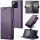 Xiaomi 14T, Oldalra nyíló tok, stand, kártyatartóval, RFID technológiával, Wooze CaseME, lila