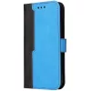 Huawei Honor 200 Smart, Oldalra nyíló tok, stand, kártyatartóval, kézpánttal, Wooze Colour Wallet, kék
