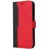 Huawei Honor 200 Smart, Oldalra nyíló tok, stand, kártyatartóval, kézpánttal, Wooze Colour Wallet, piros