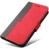 Huawei Honor 200 Smart, Oldalra nyíló tok, stand, kártyatartóval, kézpánttal, Wooze Colour Wallet, piros