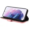 Huawei Honor 200 Smart, Oldalra nyíló tok, stand, kártyatartóval, kézpánttal, Wooze Colour Wallet, rózsaszín