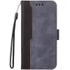 Huawei Honor 200 Smart, Oldalra nyíló tok, stand, kártyatartóval, kézpánttal, Wooze Colour Wallet, szürke