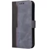 Huawei Honor 200 Smart, Oldalra nyíló tok, stand, kártyatartóval, kézpánttal, Wooze Colour Wallet, szürke