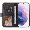 Huawei Honor 200 Smart, Oldalra nyíló tok, stand, kártyatartóval, kézpánttal, Wooze Colour Wallet, szürke