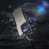 Realme C61, Szilikon tok, közepesen ütésálló, légpárnás sarok, akril hátlap, Anti-Drop Case, átlátszó/fekete