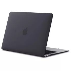   Apple MacBook Air 13 (2018 / 2019 / 2020), Műanyag hátlap védőtok, Tech Protect SmartShell, fekete
