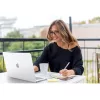 Apple MacBook Air 13 (2022 / 2023 / 2024), Műanyag hátlap védőtok, csillogó, Tech Protect SmartShell, átlátszó