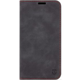   Apple iPhone 16e / 17e, Oldalra nyíló tok, stand, kártyatartóval, Tactical Xproof, fekete