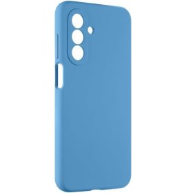   Samsung Galaxy A26 5G SM-A266B, Szilikon tok, mikrofiber plüss belső, Tactical Velvet Smoothie, világoskék