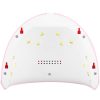 Műkörmös UV lámpa, 12 Led-es, 36W, USB csatlakozóval, Wooze Dazzle, rózsaszín