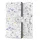 Samsung Galaxy A56 5G SM-A566B, Oldalra nyíló tok, stand, mágnes csattal, tavaszi virág minta, TP Wallett Spring Flowers, fehér/színes
