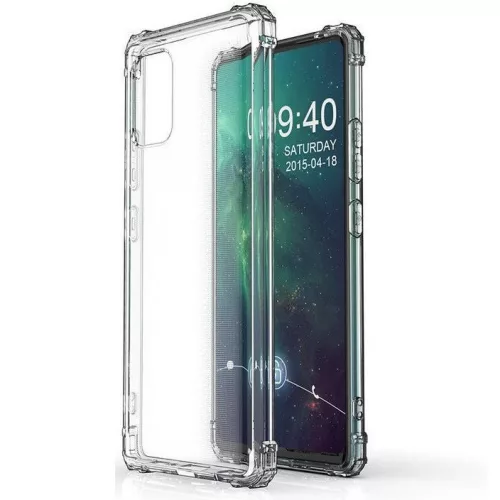 Xiaomi 15, Szilikon tok, légpárnás sarok, Wooze Silicone Armor, átlátszó