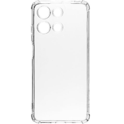 Motorola Moto G15, Szilikon tok, légpárnás sarok, Tactical TPU Plyo, átlátszó