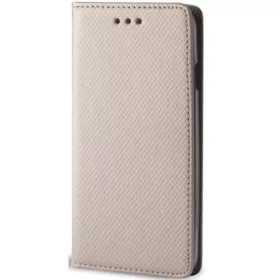   Samsung Galaxy S23 FE SM-S711, Oldalra nyíló tok, stand, Smart Magnet, arany
