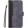 Samsung Galaxy S25 Edge SM-S937, Oldalra nyíló tok, stand, kártyatartóval, kézpánttal, Wooze Colour Wallet, szürke