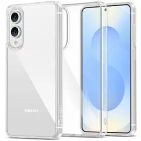   Samsung Galaxy S25 Edge SM-S937, Műanyag hátlap védőtok + szilikon keret, FlexAir Hybrid, átlátszó