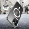 Samsung Galaxy S25 Edge SM-S937, Műanyag hátlap védőtok + szilikon keret, Magsafe töltővel kompatibilis, FlexAir Hybrid Magsafe, átlátszó