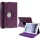 Samsung Galaxy Tab S10 FE Plus (13.1) SM-X620 / X626B, mappa tok, elforgatható (360°), lila