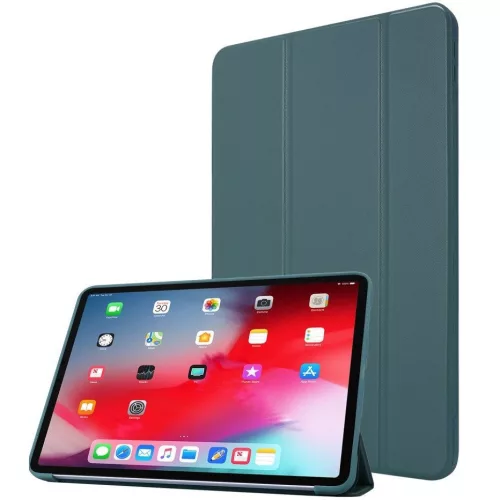 Samsung Galaxy Tab S10 FE Plus (13.1) SM-X620 / X626B, mappa tok, Trifold, sötétzöld