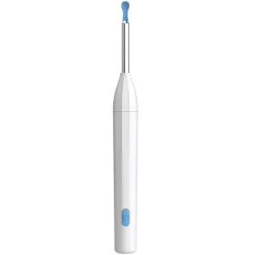   Elektromos fültisztító készlet, otoszkóp, HD mini kamerával, Wifi-s, LED világítással, Wooze Visual Ear Cleaner, fehér