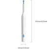 Elektromos fültisztító készlet, otoszkóp, HD mini kamerával, Wifi-s, LED világítással, Wooze Visual Ear Cleaner, fehér