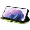 Huawei Honor 400 (Global), Oldalra nyíló tok, stand, kártyatartóval, kézpánttal, Wooze Colour Wallet, zöld
