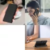 Realme 14 Pro Plus, Oldalra nyíló tok, stand, mágnes csattal, TP Wallett, fekete