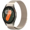 Samsung Galaxy Watch 4 / 5 / 5 Pro / 6 / 7 / FE (40 / 44 / 45mm) / Watch 4 Classic / 6 Classic (42 / 43 / 46mm), fém pótszíj, milánói stílus, TP MilaneseBand, csillagfény