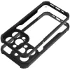 Apple iPhone Air (2025), Szilikon tok, közepesen ütésálló, légpárnás sarok, akril hátlap, Anti-Drop Case, átlátszó/fekete