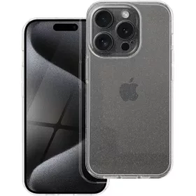   Apple iPhone Air (2025), Szilikon tok, 2 mm vastag, csillogó hátlap, átlátszó