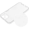 Apple iPhone Air (2025), Szilikon tok, 2 mm vastag, csillogó hátlap, átlátszó