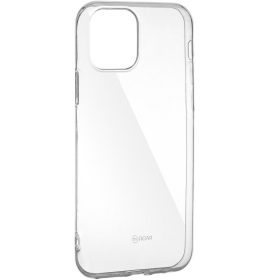   Apple iPhone Air (2025), Szilikon tok, Jelly Case, Roar, átlátszó