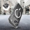 Apple iPhone 17 Pro Max, Műanyag hátlap védőtok + szilikon keret, Magsafe töltővel kompatibilis, FlexAir Hybrid Magsafe, átlátszó