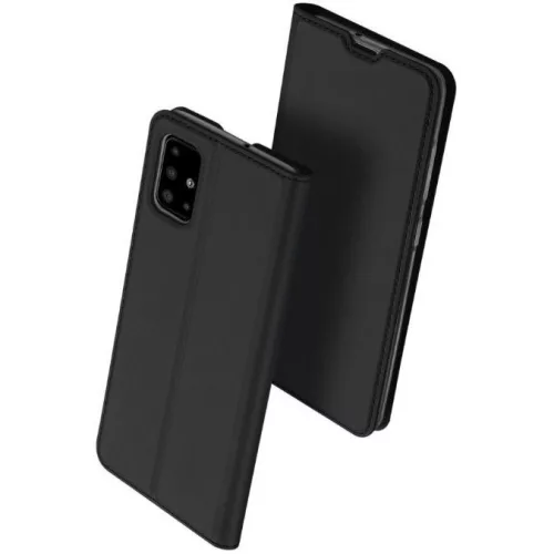 Samsung Galaxy S23 FE SM-S711, Oldalra nyíló tok, stand, Dux Ducis, fekete