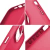 Samsung Galaxy S25 FE SM-S731, Szilikon tok, közepesen ütésálló, fémhatású kamera keret, Frame Case, magenta