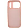 Apple iPhone 16, Szilikon tok, stand, telefontartó gyűrű, Roar Amber, rózsaszín
