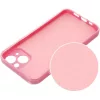 Apple iPhone 15 Plus, Szilikon tok, 2 mm vastag, csillogó hátlap, rózsaszín