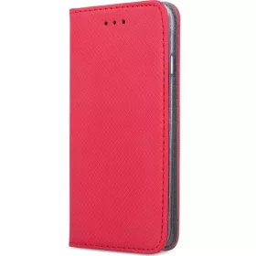   Samsung Galaxy A25 5G SM-A256B, Oldalra nyíló tok, stand, Smart Magnet, piros