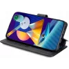 Samsung Galaxy A25 5G SM-A256B, Oldalra nyíló tok, stand, mágnes csattal, TP Wallett, fekete