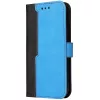 Huawei Honor 200 Lite, Oldalra nyíló tok, stand, kártyatartóval, kézpánttal, Wooze Colour Wallet, kék
