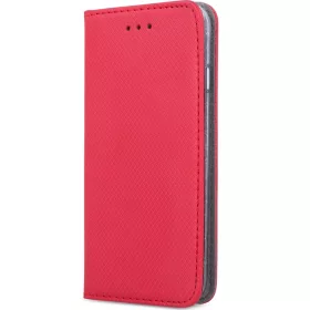   Huawei Honor 200, Oldalra nyíló tok, stand, Smart Magnet, piros