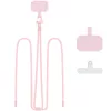 Univerzális Nyak- és vállpánt, telefonokhoz, 80 cm, TP C5s Crossbody Strap, rózsaszín