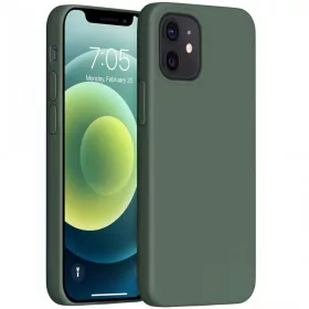   Xiaomi 14 Ultra, Szilikon tok, Wooze Liquid Silica Gel, sötétzöld