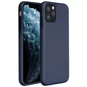   Xiaomi Redmi A3, Szilikon tok, Wooze Liquid Silica Gel, sötétkék